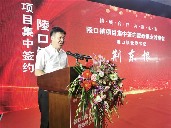 江蘇丹陽陵口鎮(zhèn)開展項(xiàng)目集中簽約暨政銀企對接會(huì)